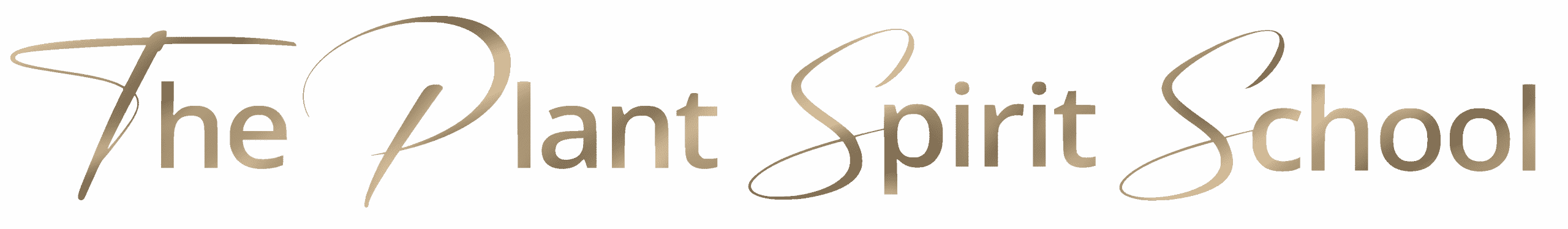 Plant Spirit School Logo dark gold